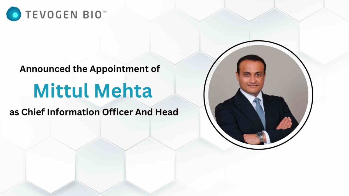 Tevogen Bio Inc. today announced the appointment of Mittul Mehta as Chief Information Officer (CIO) and Head of Tevogen.ai, the newly launched initiative focused on harnessing the potential of artificial intelligence (AI) for the enhancement of drug discovery, development, manufacturing, distribution, and patient access.