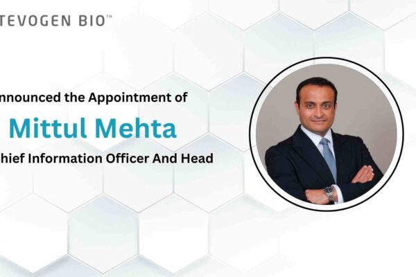 Tevogen Bio Inc. today announced the appointment of Mittul Mehta as Chief Information Officer (CIO) and Head of Tevogen.ai, the newly launched initiative focused on harnessing the potential of artificial intelligence (AI) for the enhancement of drug discovery, development, manufacturing, distribution, and patient access.