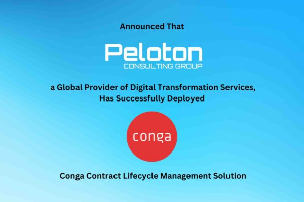 Conga Empowers Peloton Consulting Group to Boost Efficiencies and Reduce Risk While Nearly Doubling Contracting Output