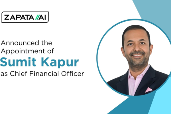Zapata AI Appoints Sumit Kapur as Chief Financial Officer