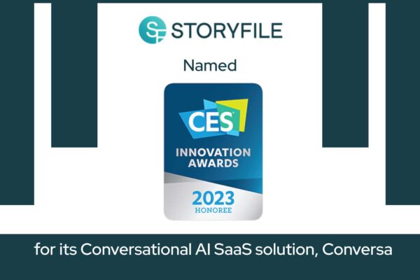 StoryFile Named CES 2023 Innovation Awards Honoree