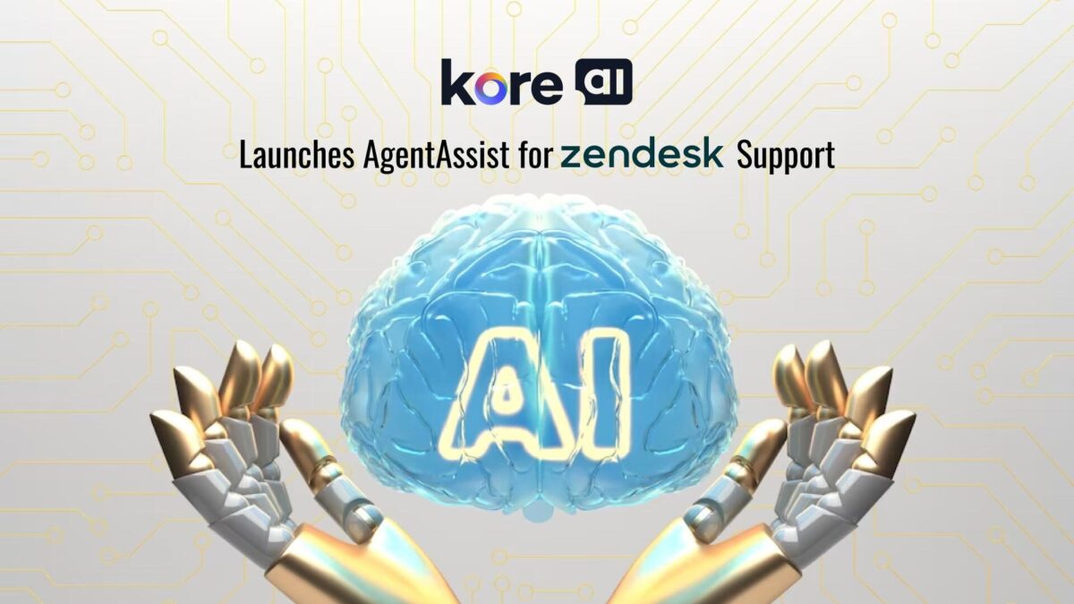 Kore.ai Launches AgentAssist for Zendesk Support