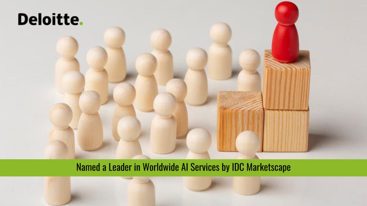 Deloitte named a Leader in Worldwide Artificial Intelligence Services by IDC MarketScape