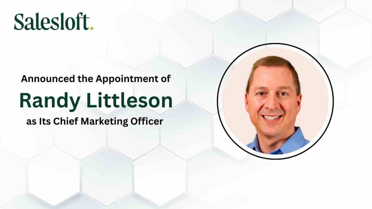 Salesloft Appoints Randy Littleson as New Chief Marketing Officer
