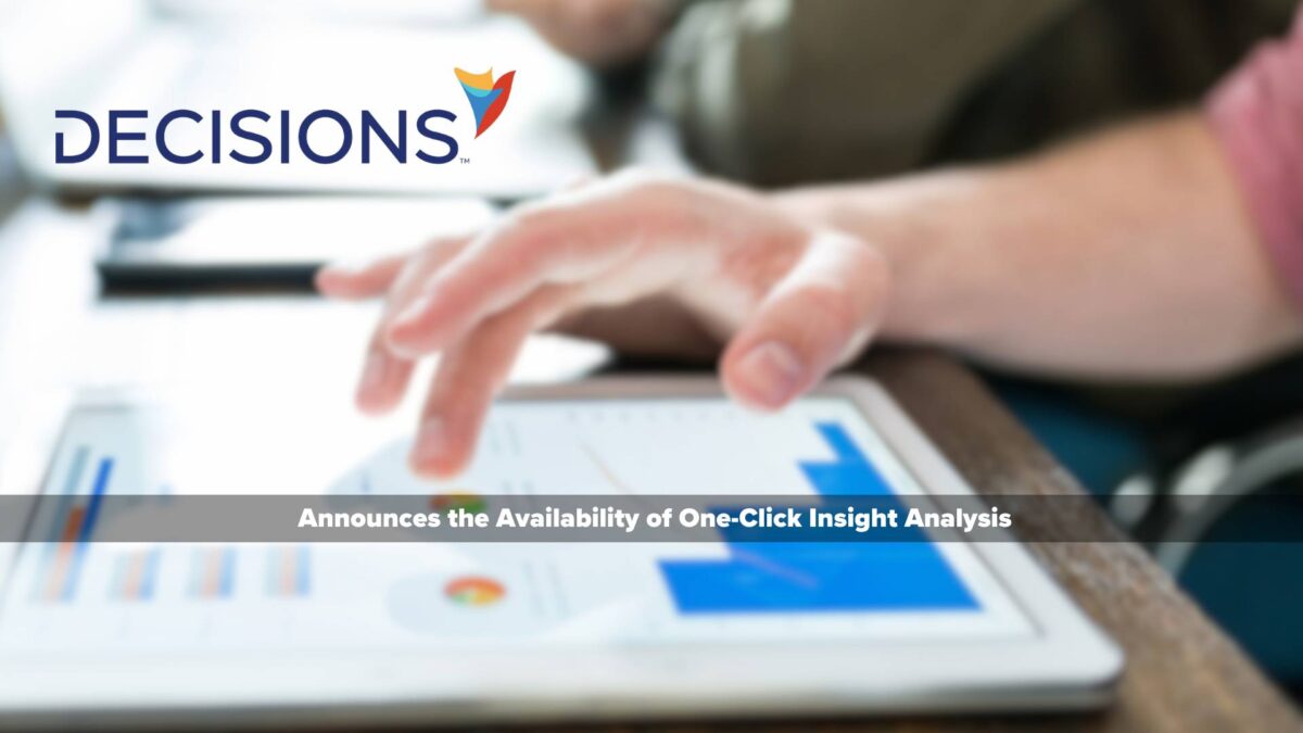 Decisions Announces One-click Insight Analysis with Process Mining for Rapid Optimization