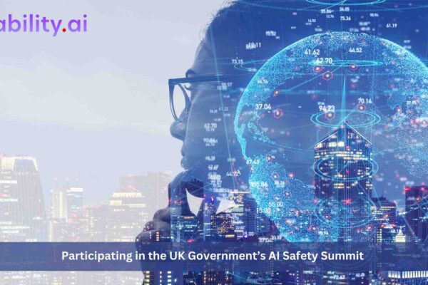 Stability AI, the UK’s leading generative AI firm and a British AI unicorn headquartered in London, is pleased to contribute to the upcoming AI Safety Summit hosted by the UK Government at Bletchley Park.