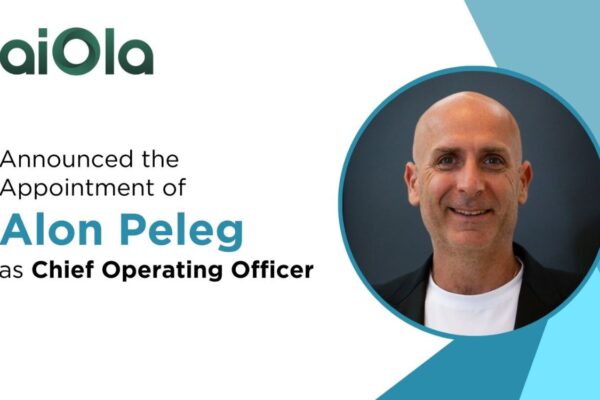 aiOla Appoints Alon Peleg as COO to Drive Global Expansion
