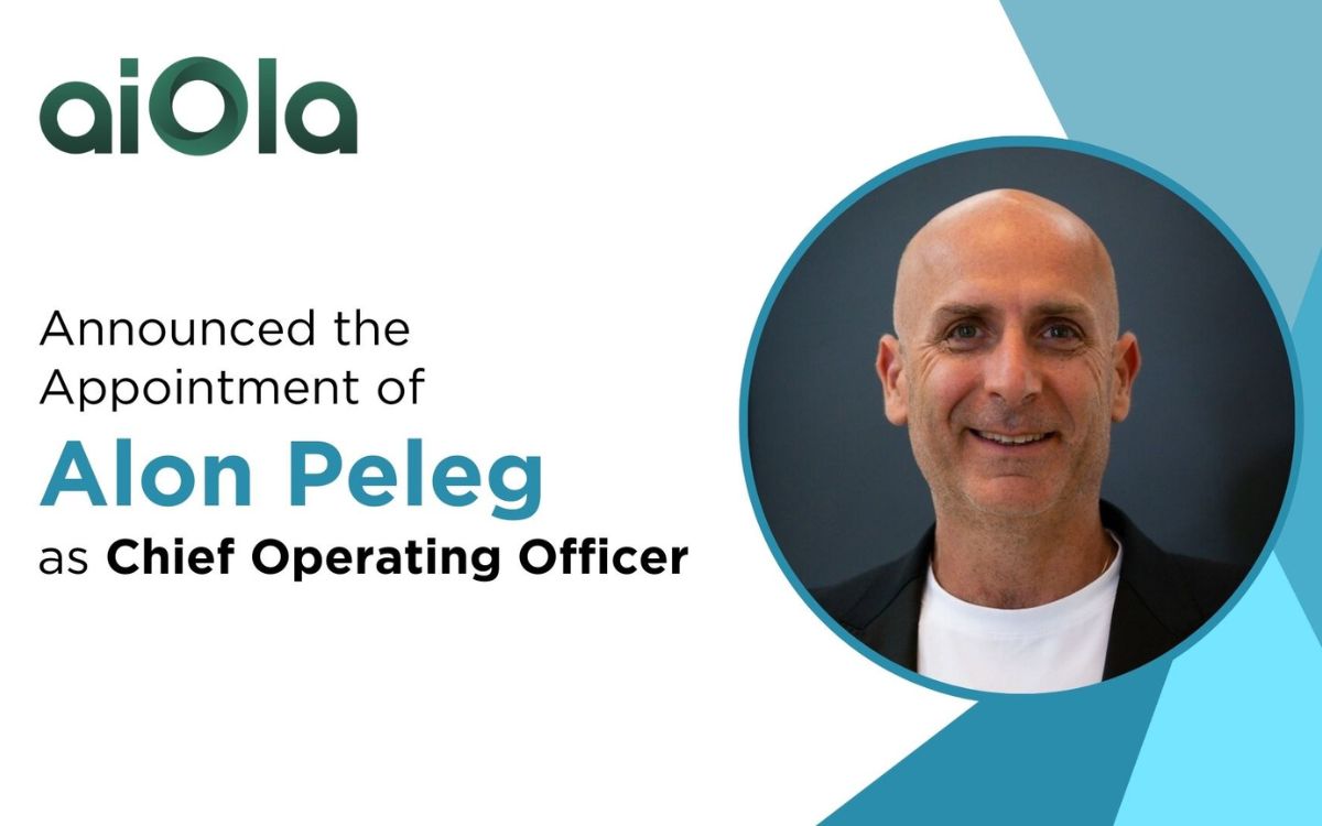aiOla Appoints Alon Peleg as COO to Drive Global Expansion