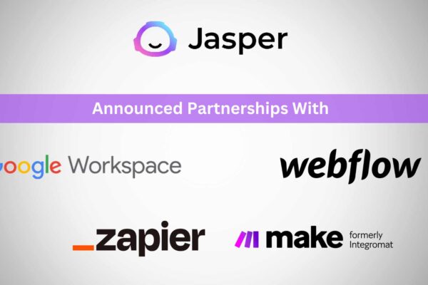 Jasper partners with Google Workspace, Webflow, Make and Zapier to Bring On-Brand AI Content Across the Marketing Stack