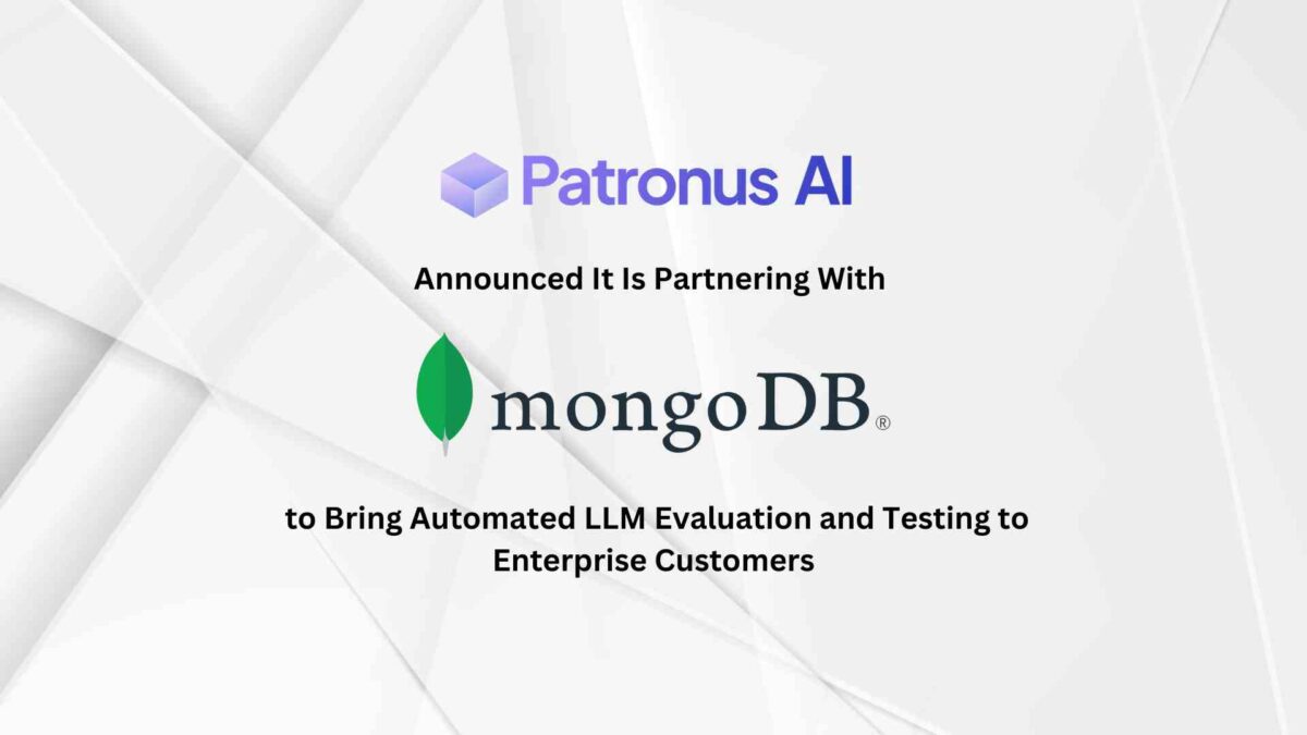 Patronus AI and MongoDB Partnership