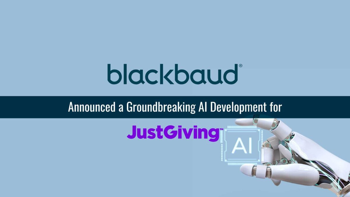 JustGiving to Revolutionize Fundraising with the Integration of Generative AI