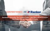 CONTENTWISE AND RANKER PARTNER TO DELIVER PERSONALIZED CONTENT RECOMMENDATIONS POWERED BY 1+ BILLION FAN-GENERATED VOTES