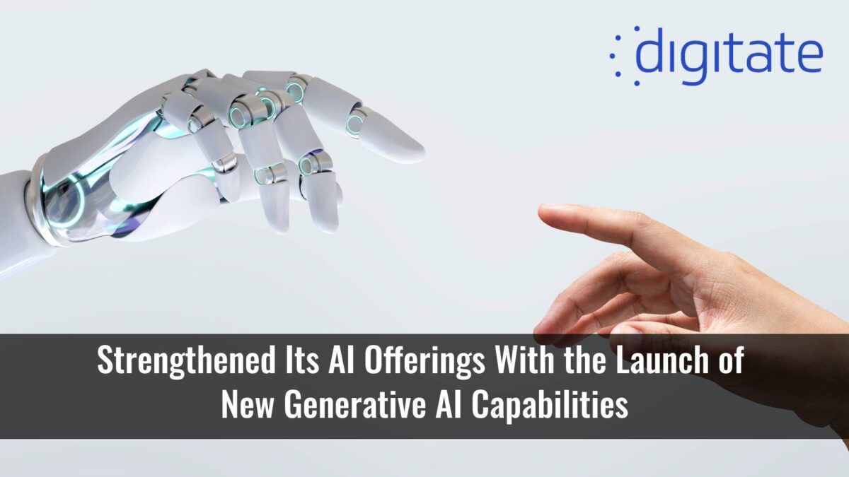 Digitate’s New Generative AI Capability Unlocks Innovation and Delivers Greater Agility Across Enterprises
