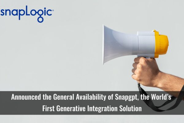 SnapLogic First to Market with the World’s Only Generative Integration Solution