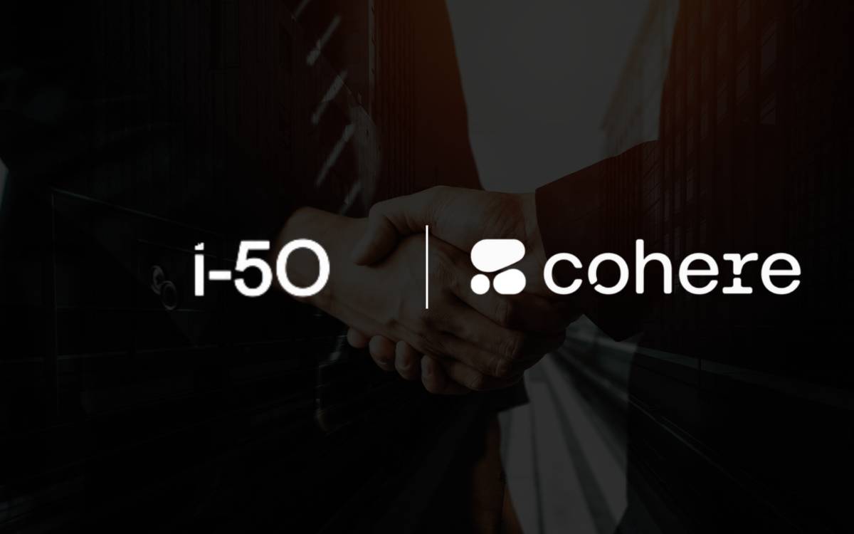 i-5O Partners with Cohere: Elevating Manufacturing AI with Advanced Language Models