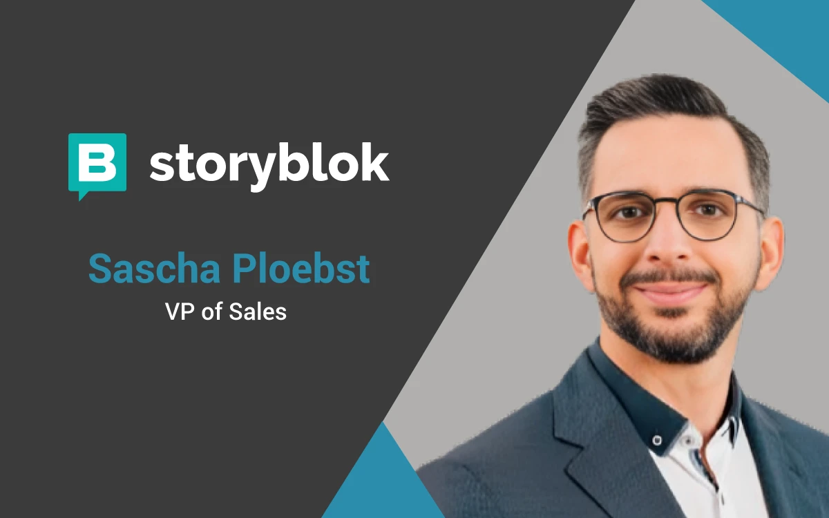 TechEdgeAI Written Interview with Sascha Ploebst, VP of Sales, Storyblok