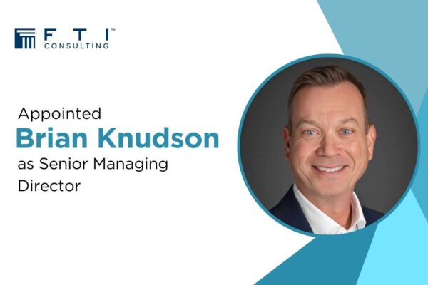 Brian Knudson Joins FTI Consulting as Senior Managing Director in AI