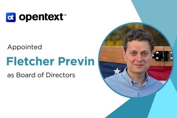 OpenText Appoints Fletcher Previn to Board of Directors