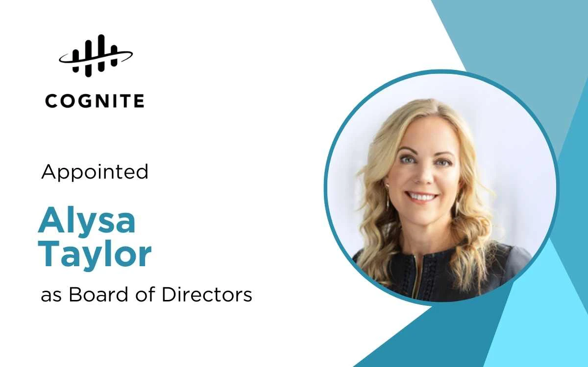 Microsoft’s Alysa Taylor Joins Cognite’s Board of Directors