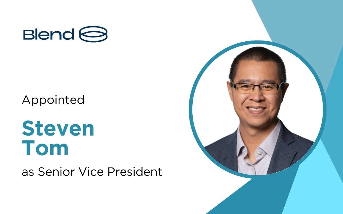 Blend Appoints Steven Tom as SVP to Drive AI Innovation