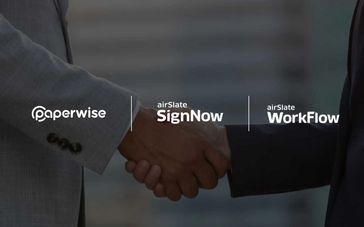 airSlate Partners with Paperwise to Enhance eSignature Workflows