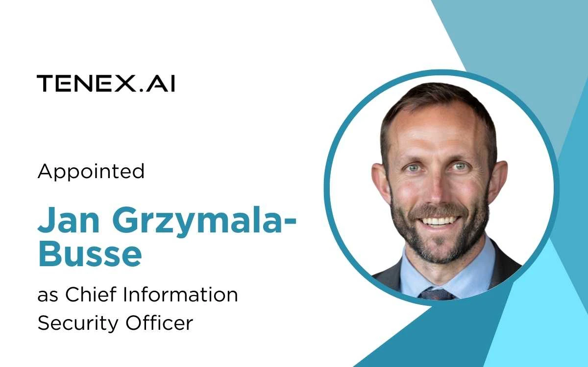 TENEX.AI Appoints Jan Grzymala-Busse as CISO to Scale AI-Powered Cybersecurity
