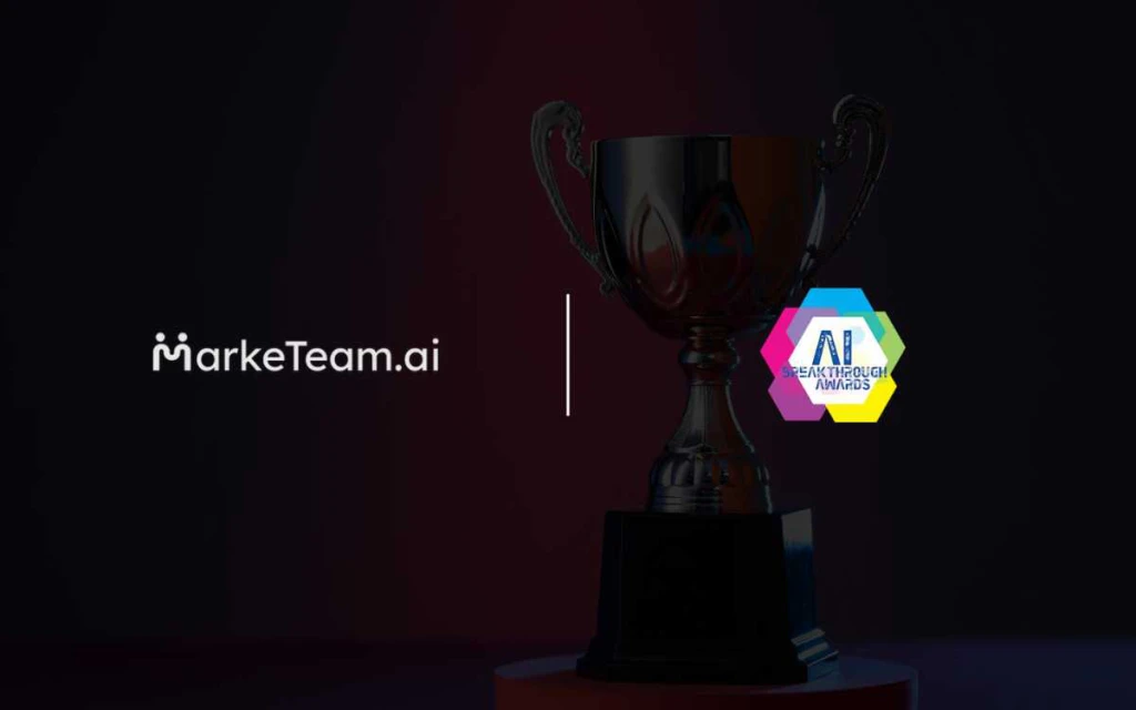 Marketeam.ai Wins AI Breakthrough Award for First-Ever Autonomous Marketing Agent Team