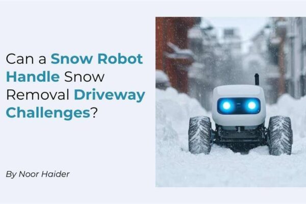 How Yarbo Handles Driveway Snow Removal & Plow Piles | Autonomous Snow Blower