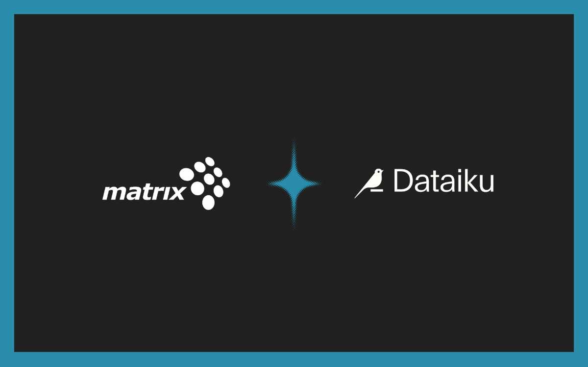 Matrix‑Dataiku AI partnership expands to the Americas.