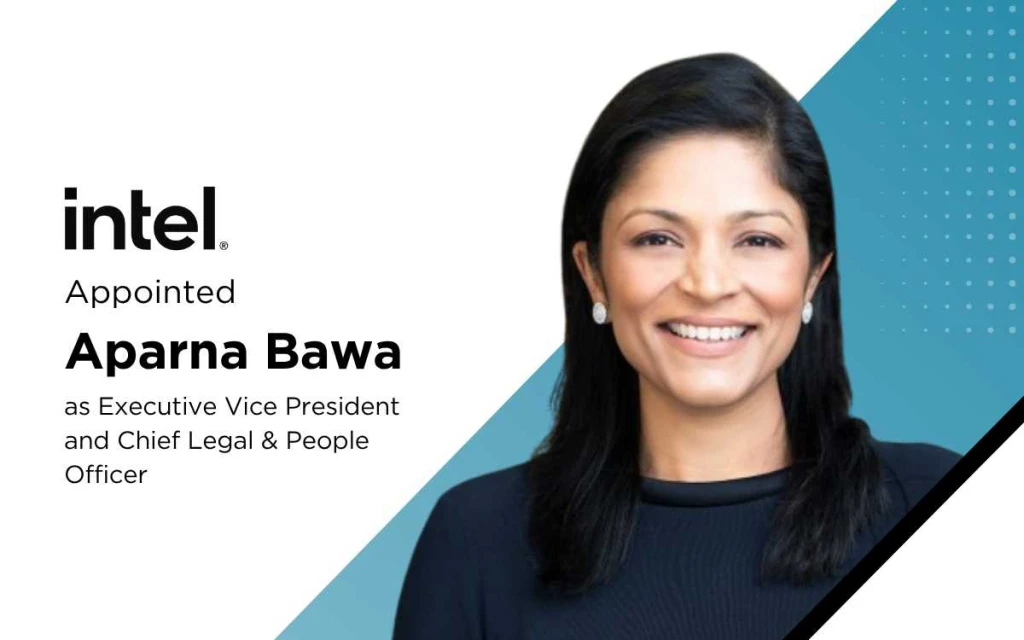 Intel names Aparna Bawa EVP, legal & people chief