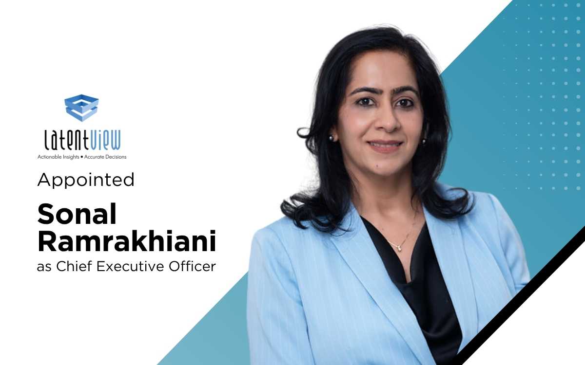 LatentView appoints Sonal Ramrakhiani as CEO